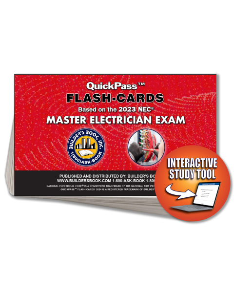 2023 Master Electrician Exam QuickPass Flash-Cards Online Access Key