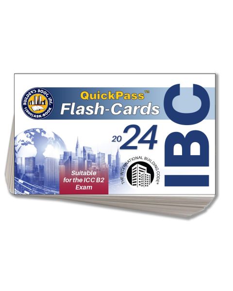 2024 International Building Code IBC QuickPass Flash-Cards