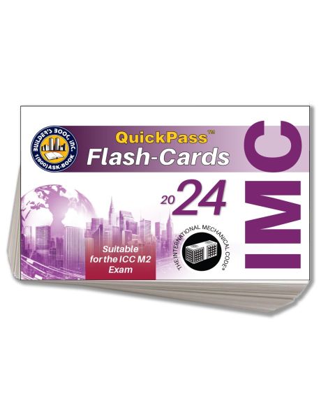 2024 International Mechanical Code IMC QuickPass Flash-Cards