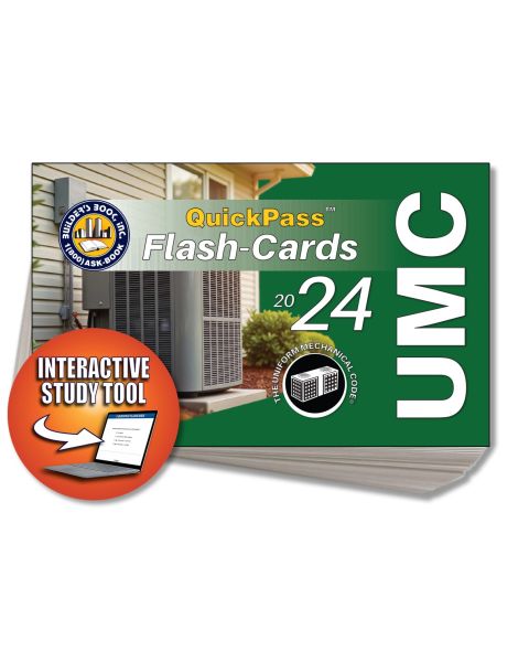 2024 Uniform Mechanical Code Flash Cards Online Access Key