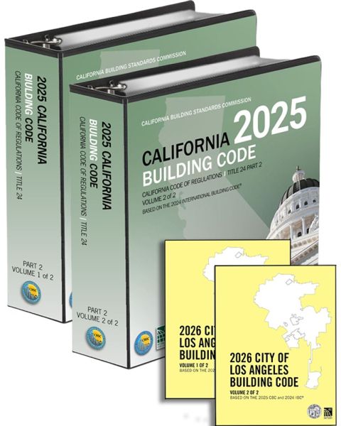 2026 City of Los Angeles Building Code (2 Volumes) Complete Code