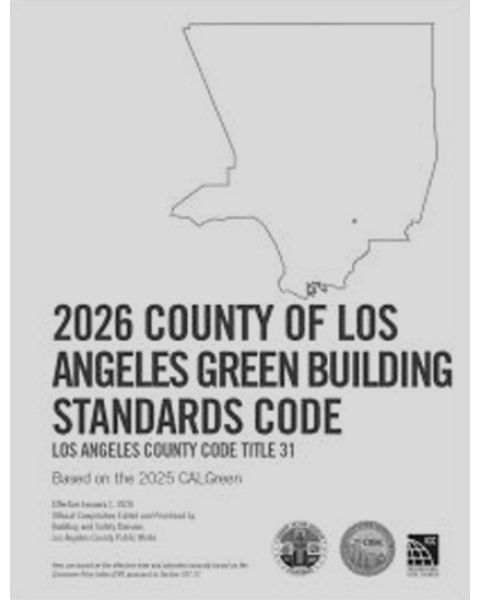 2026 County of Los Angeles Green Building Standard Code - Amendments Only