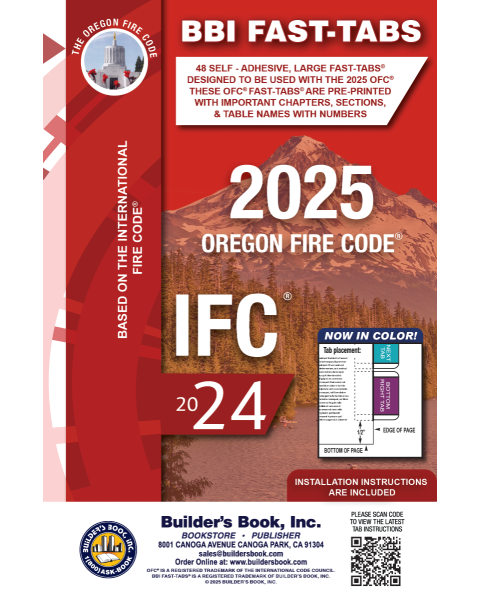 2025 Oregon Fire Code BBI Fast-Tabs
