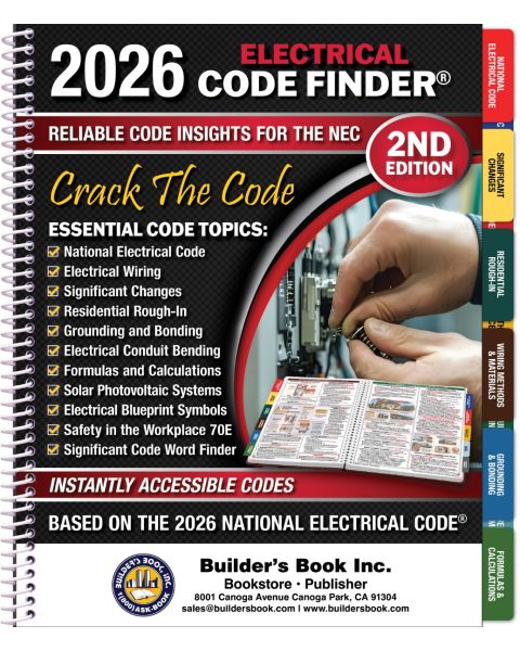 Electrical Code Finder Based on the 2026 National Electrical Code (PRE-ORDER)