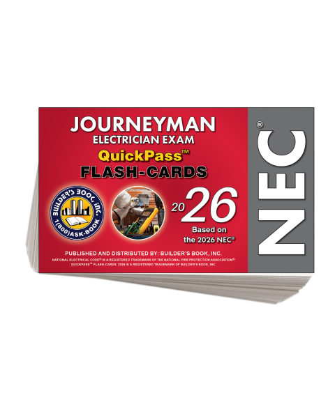 2026 Journeyman Electrician Exam QuickPass Flash-Cards (PRE-ORDER)