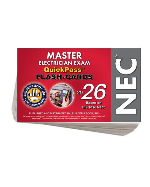 2026 Master Electrician Exam QuickPass Flash-Cards (PRE-ORDER)