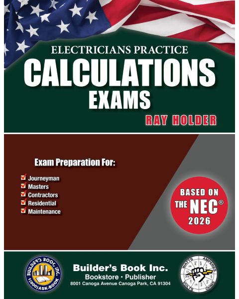 2026 Electricians Practice Calculations Exams By Ray Holder