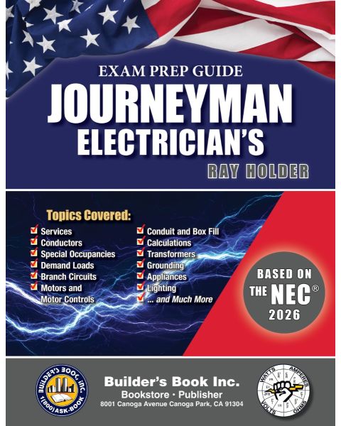 2026 Journeyman Electrician's Exam Prep Guide By Ray Holder
