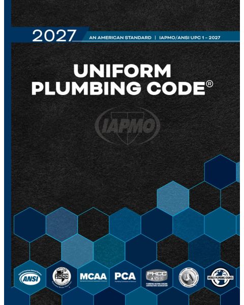 2027 Uniform Plumbing Code Soft Cover w/Tabs