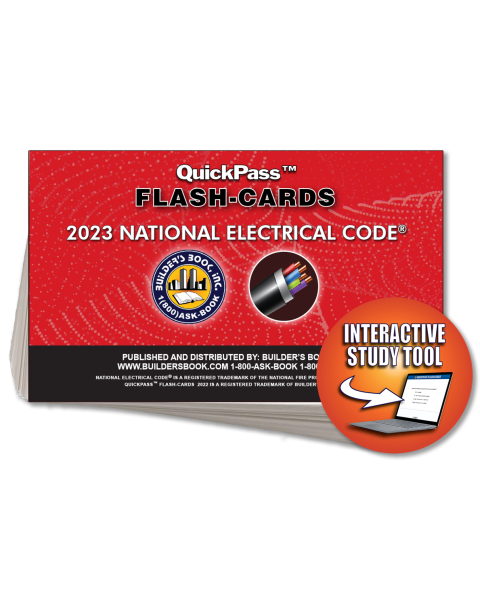2023 National Electrical Code QuickPass Flash-Cards Online Access Key
