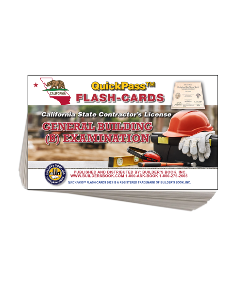 General Building Examination QuickPass Flash Cards