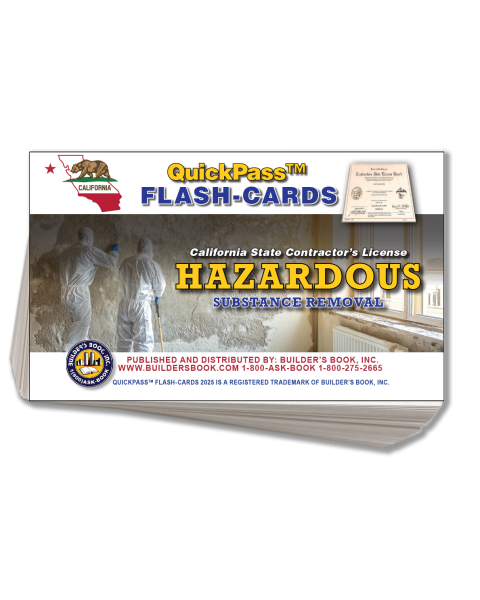 Hazardous Substance Removal Contractor Exam QuickPass Flash-Cards (PRE-ORDER)