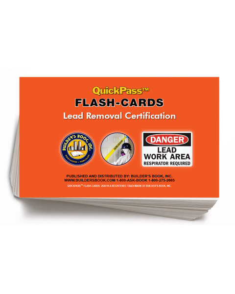 Lead Removal Certification QuickPass Flash-Cards