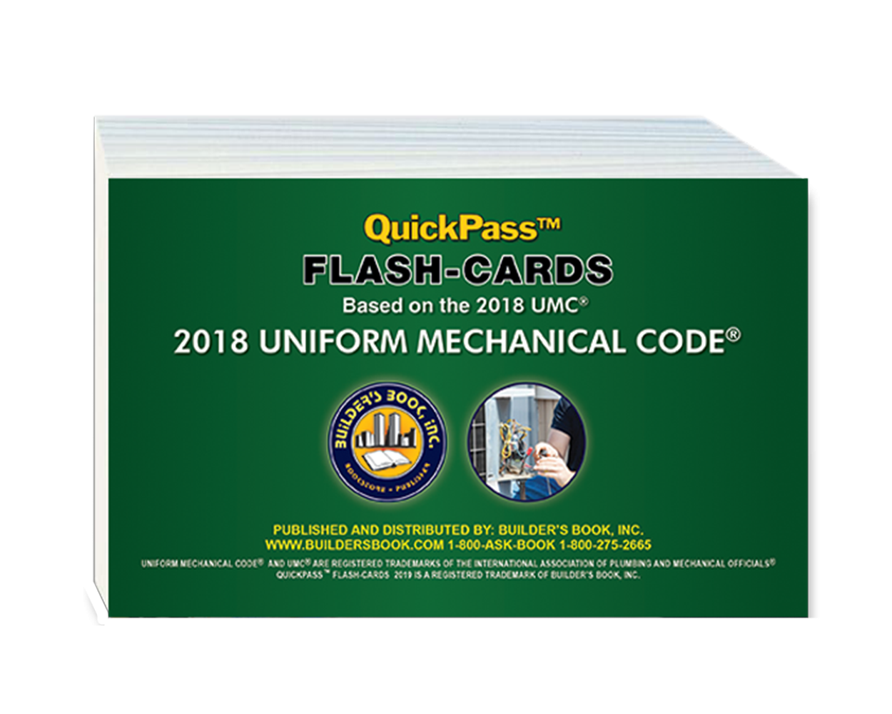2018 Uniform Mechanical Code QuickPass ™ FlashCards based on the 2018 UMC©