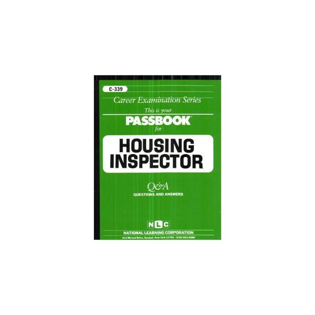 Housing Construction Inspector (Career Examination Series, C335) by
