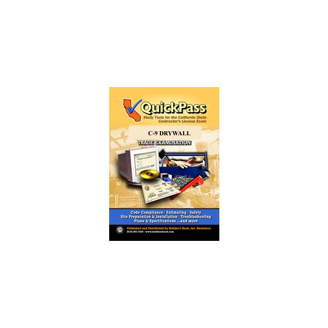 Drywall Essentials QuickCard Builder's Book, Inc.Bookstore
