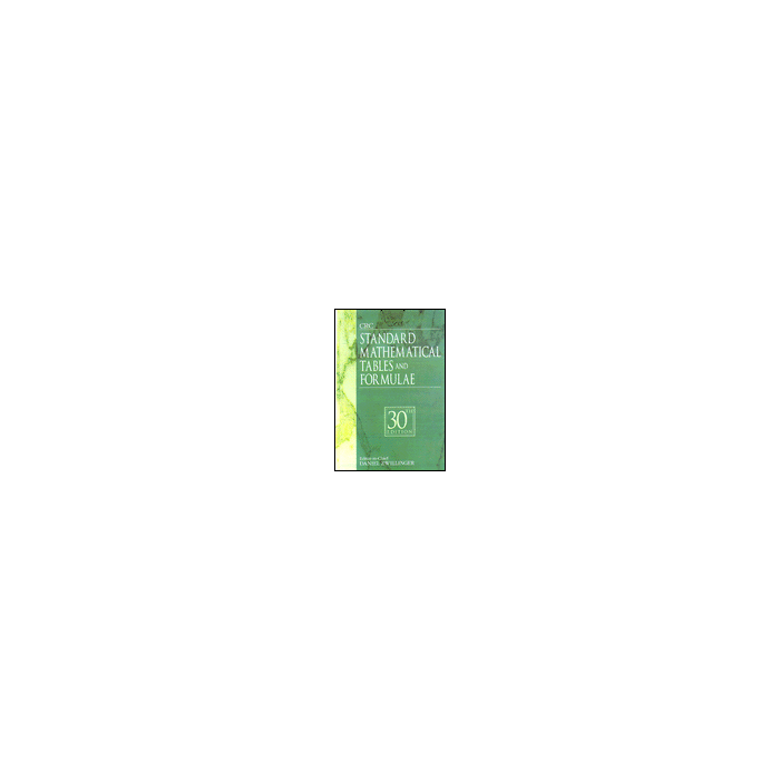 Crc standard mathematical tables and formulae 30th edition by daniel