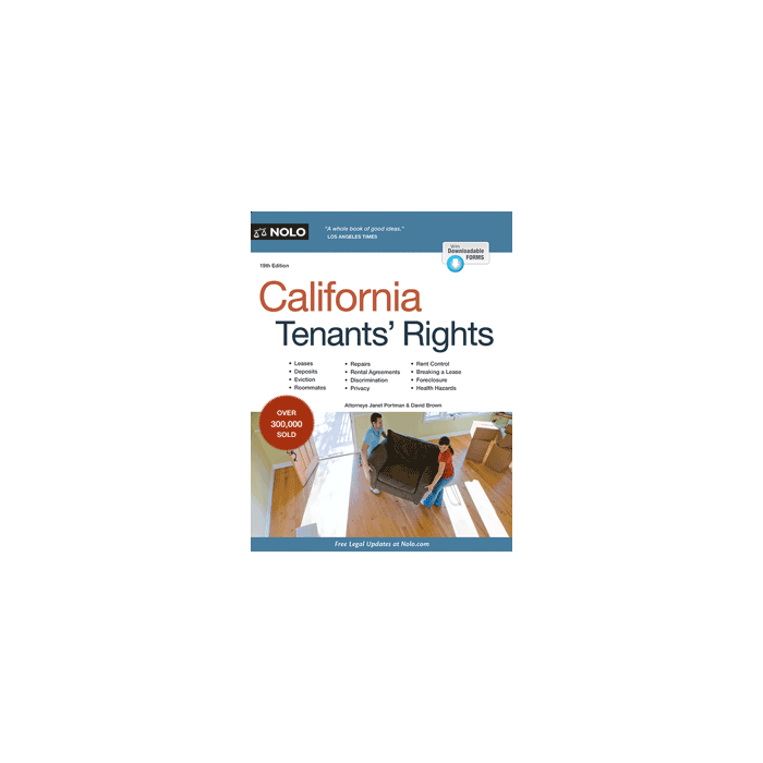 California Tenants' Rights 19th Edition Builder's Book, Inc.Bookstore