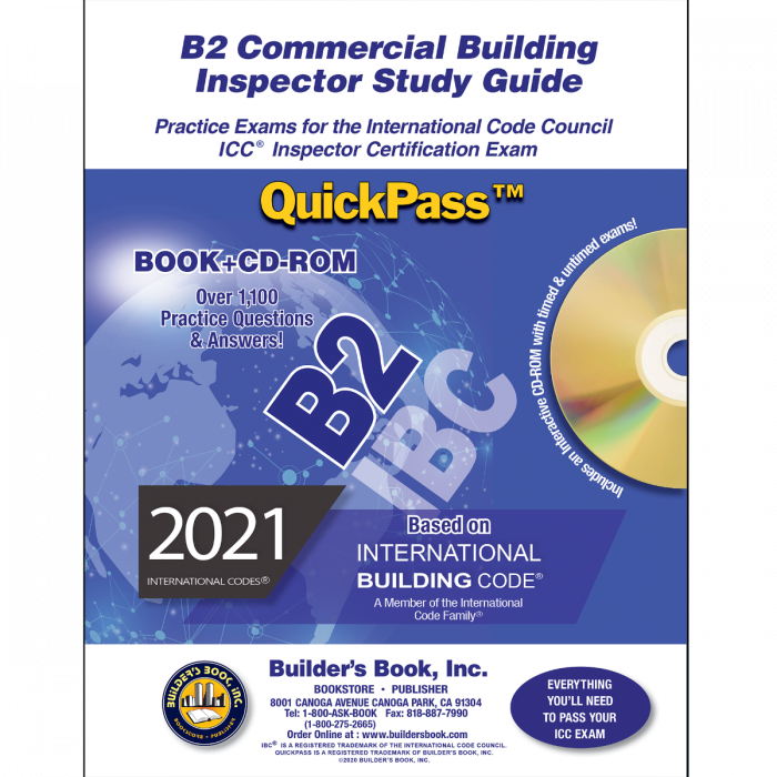 Buy B2 Commercial Building Inspector QuickPass Study Guide Based On