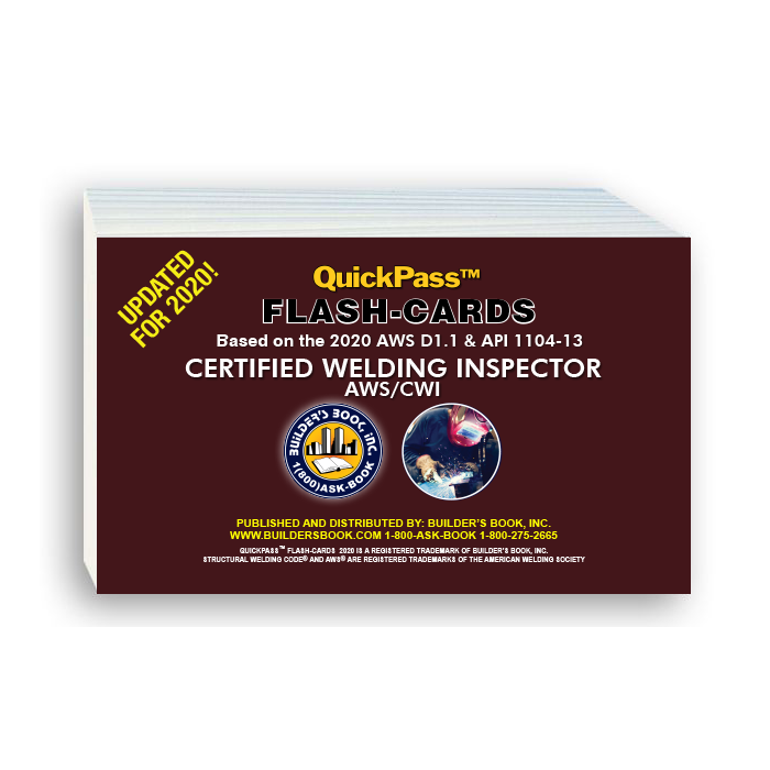 2020 Certified Welding Inspector AWS/CWI QuickPass™ Flash ...